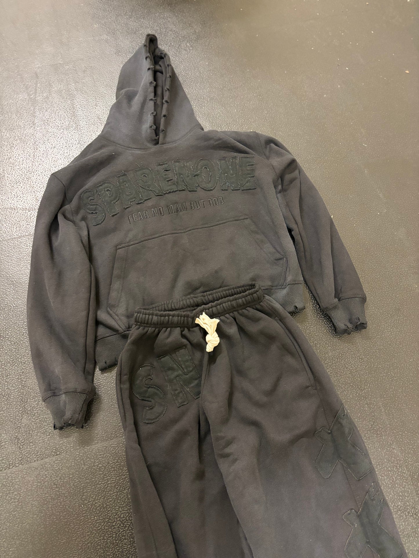 Black Fear No Man but God Sweatsuit